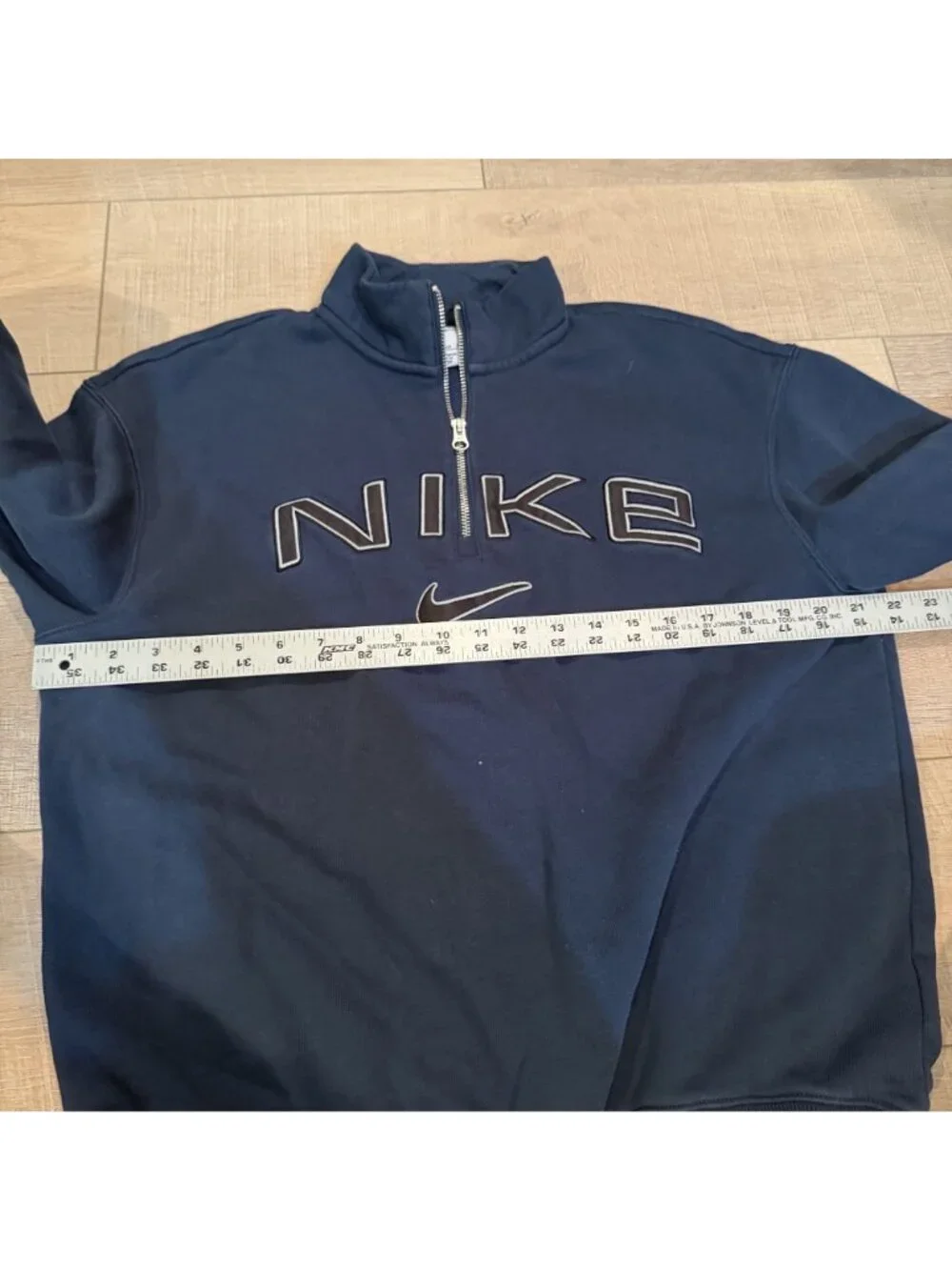 Nike Womens Blue 3/4 Zip up Sweatshirt XS
